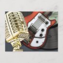 Recherche de microphone cartes postales Guitare