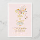 Recherche de rose pétale invitations Bride