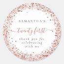 Recherche de anniversaire 21 autocollants Merci