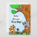 Recherche de forest friends baby shower invitations Animaux de la forêt