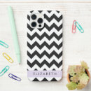 Recherche de zigzag noir et blanc iphone coques Pour elle