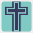 Recherche de symboles chrétiens autocollants Croix