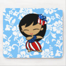 Recherche de fille 4 tapis souris Drapeau