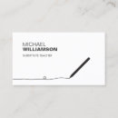 Recherche de éducateur cartes visite Enseignant