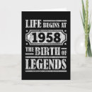 Recherche de 1958 cartes postales D'anniversaire