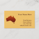 Recherche de australien cartes visite Silhouette