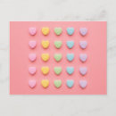 Recherche de bonbons coeur cartes postales Sucre
