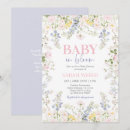 Recherche de fleurs pastel invitations Mother to be