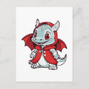 Recherche de dragon rouge cartes postales Reptile