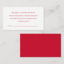 Recherche de rouge de billet invitations Simple