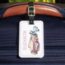 Recherche de golf bagages étiquettes Rose