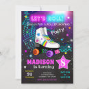 Recherche de roller disco invitations Rose