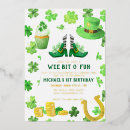 Recherche de trèfle quatre feuilles invitations Lutin