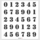 Recherche de nombres autocollants Mathématiques