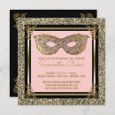 Zoek naar mardi gras quinceanera uitnodigingen Masquerade ball