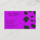 Recherche de motif vache cartes visite Pour elle