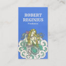 Recherche de sirène vintage cartes visite Femme