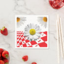 Recherche de damier rouge et blanc serviettes Toute personne