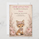 Recherche de petit renard invitations Pour enfants