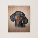 Recherche de dachshund puzzles Mignon