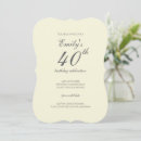 Recherche de mode invitations Quarante