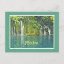 Recherche de lacs de plitvice cartes postales Croatie