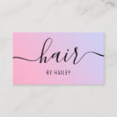 Recherche de cheveux cartes visite Rose