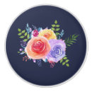 Recherche de bouquet fleurs boutons et poignées de porte Aquarelle