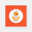 Zoek naar witte eenden servetten Gele eend