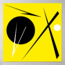 Recherche de noir jaune posters Minimaliste