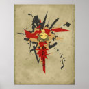 Recherche de éclaboussure rouge posters Noir