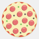 Recherche de pepperoni autocollants Pizza