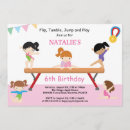 Recherche de partie gymnastique invitations Fille