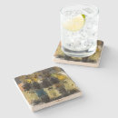 Recherche de travertin dessous de verres Bleu