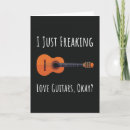 Zoek naar grappige gitaar kaarten Gitarist