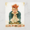 Recherche de mélancolie cartes postales Triste