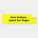 Zoek naar vinger bumperstickers Gebroken