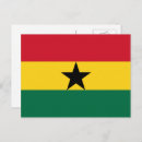 Recherche de drapeau ghana cartes postales Ghanéen