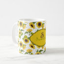 Recherche de tournesol vintage tasses Fleurs jaunes