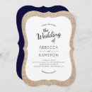Recherche de burlap invitations Vintage