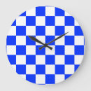 Recherche de bleu blanc horloges À damiers