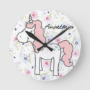 Recherche de fille chambre enfant horloges Licorne