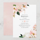 Recherche de pastel baptême invitations Rose