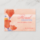 Recherche de coquelicots cartes visite Floral