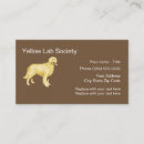Recherche de labrador retriever cartes visite Simple