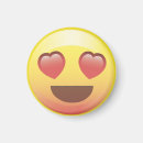 Recherche de yeux de coeur magnets Émoticône