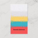 Recherche de motif géométrique coloré cartes visite Jaune