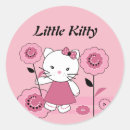 Recherche de minou rose autocollants Enfants