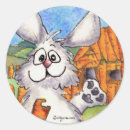 Recherche de dessin lapin autocollants Humour