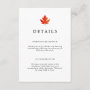 Recherche de feuille d érable invitations Moderne